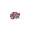 Rhinestone Flower Bouquet Brooch Pins For Clothing Hair Accessories 1 1/2 Inch